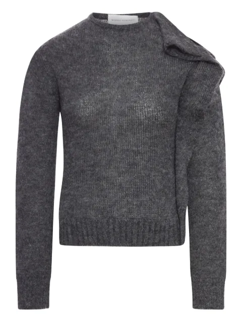 Niccolò Pasqualetti ruffle-detail jumpers Grey NP08K013KMPY