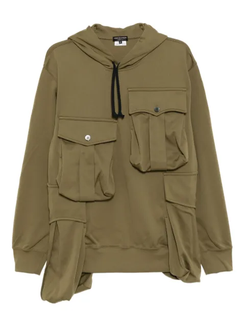 Comme des Garçons Homme Plus drawstring hoodie Green PPT008051