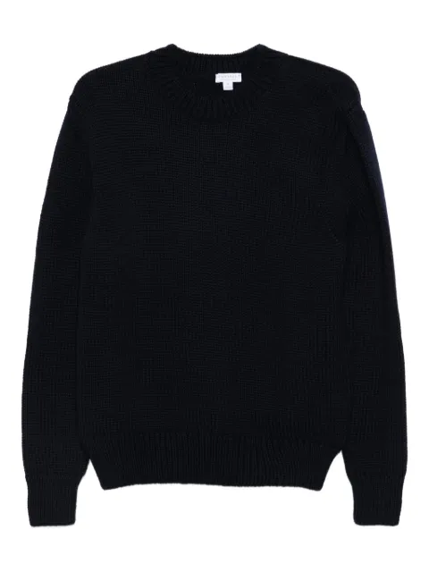 Sunspel crew-neck sweater Blue MJUM8287