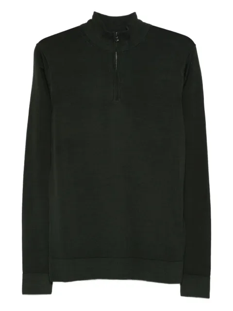 Sunspel merino wool sweater Green MJUM8116