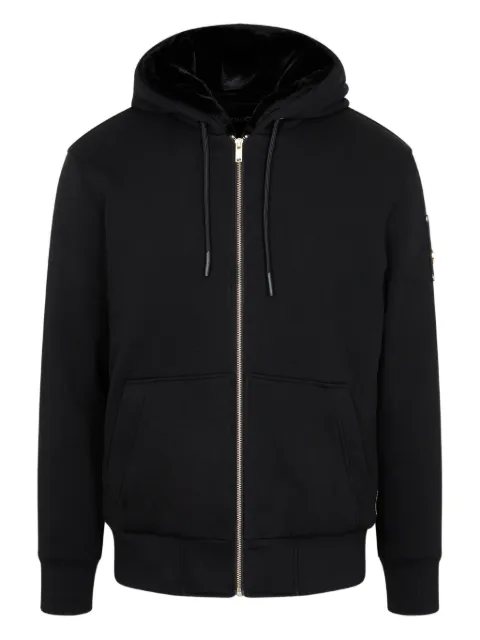 Moose Knuckles hooded zip-up jacket Black M32MS600G