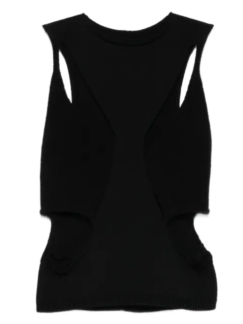 Rick Owens Tanja tank top Black RO02E4662KWVHWP