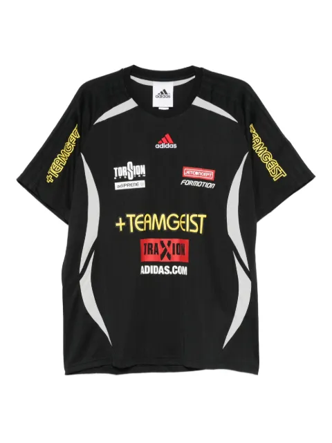 adidas Teamgeist Moto graphic-print T-shirt Black KG2671