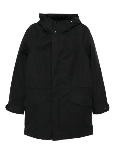 Yves Salomon Melange parka Black 25WHM01091K26XC99