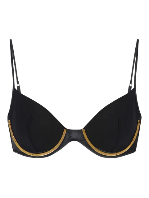 Elisabetta Franchi satin-effect bra Black RG00357E2