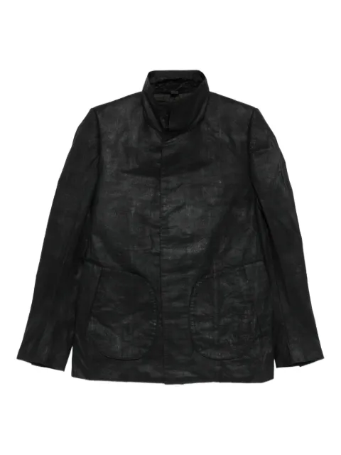 Deepti single-breasted coat Black C203