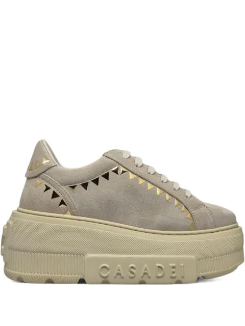 Casadei Nexus studded platform trainers Neutrals 2X090A0701C2914