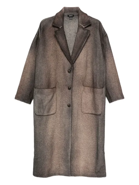 Avant Toi single-breasted coat Brown 225WD2451SGAVH