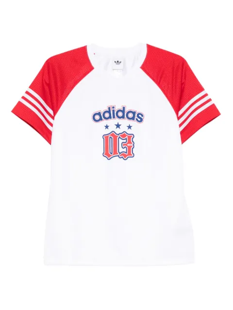 adidas logo-print T-shirt White KC6287