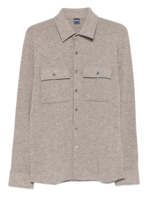 Fedeli cashmere shirt jacket Neutrals MU006029
