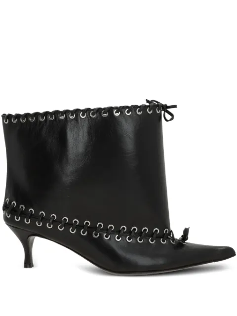 August Barron 60mm eyelet-straps ankle boots Black SH12FW5