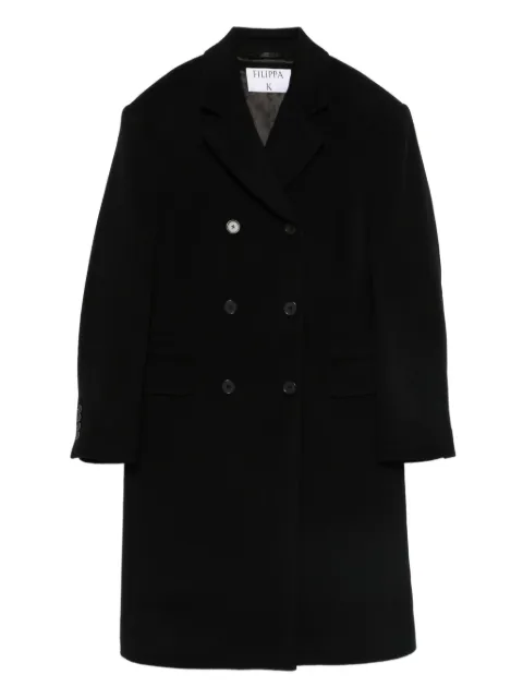Filippa K double-breasted coat Black 31972