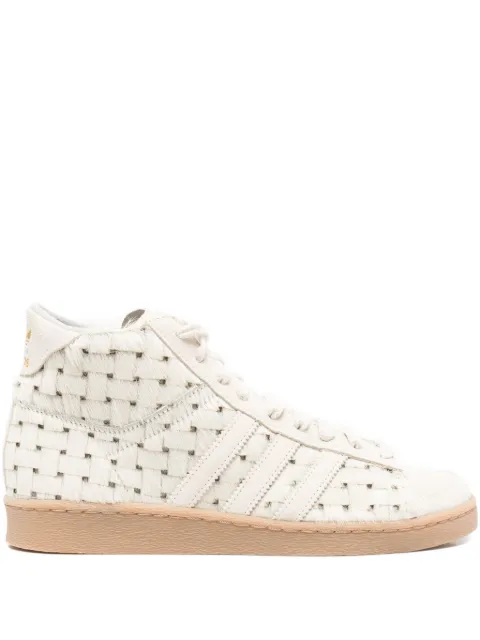 adidas Jabbar woven high-top sneakers White JS0799