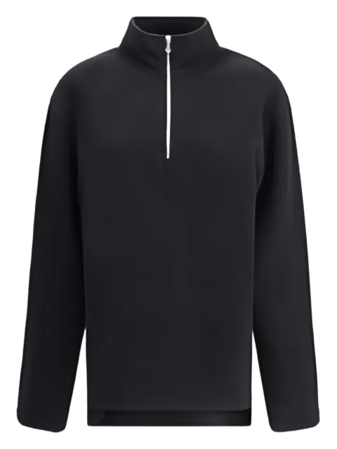 Rier half-zip pile athletic jacket Black NFL15X02