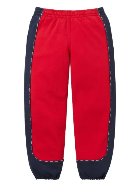 Supreme elastic-waistband track pants Red SU25963