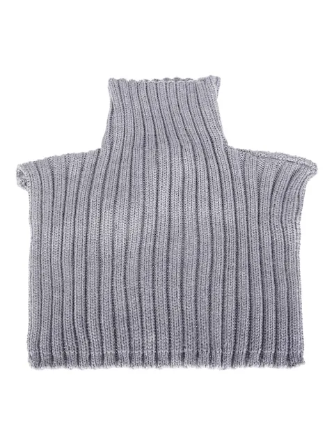 Niccolò Pasqualetti ribbed shrug Grey NP08K008