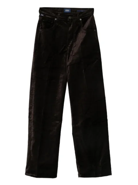 Citizens of Humanity velvet trousers Brown 22531184