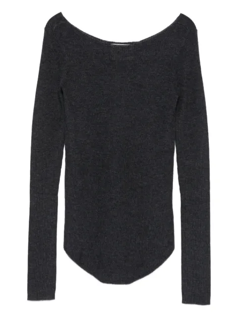 ISABEL MARANT boat-neck sweater Grey PU0707FAC3L10I