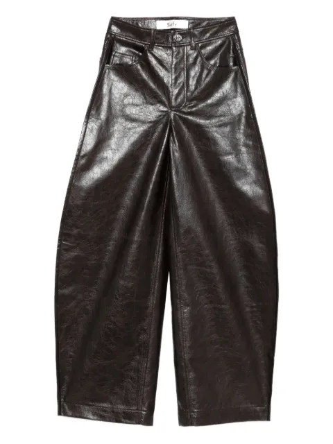 Séfr Alma five-pocket trousers Brown WFW25ALMACOA