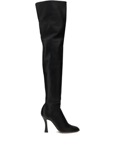 Petar Petrov round toe overknee boots Black F25SB5