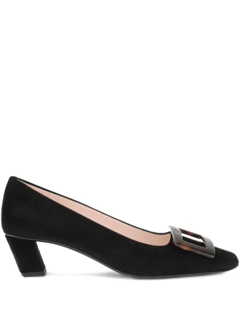 Roger Vivier 45mm tortoiseshell buckle pumps Black RVW00639540HR0