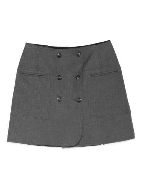 Iceberg reversible pinstripe mini skirt Grey C0215257