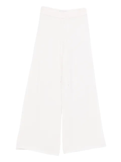 ELY ELY Stella drawstring knitted trousers White 251WSTELLA