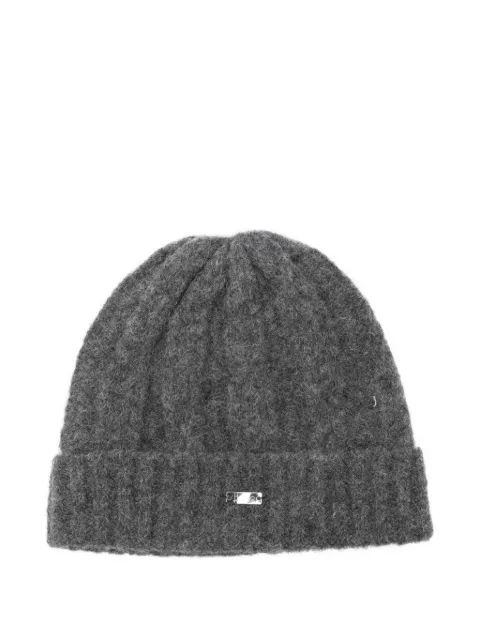Herno cable-knit beanie Grey BER0009DR70275