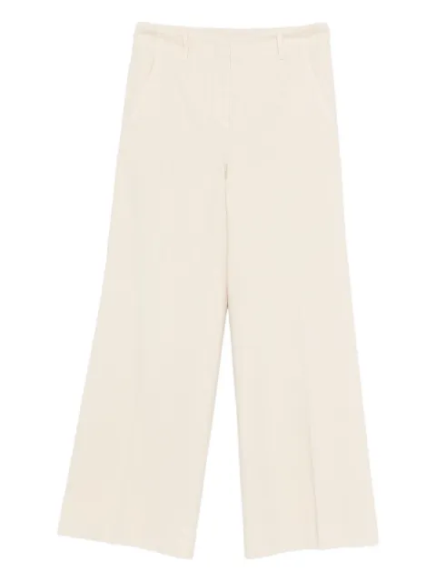 Incotex pressed-crease wide-leg trousers Neutrals 176880D2144