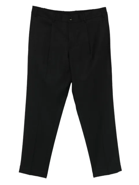 Dell'oglio pleated tailored trousers Black IRNOE3885