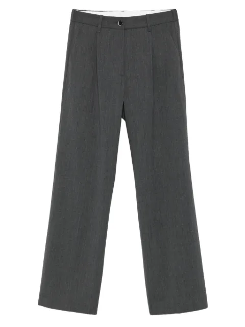 Nine In The Morning pleated trousers Grey 9FW25BLD26