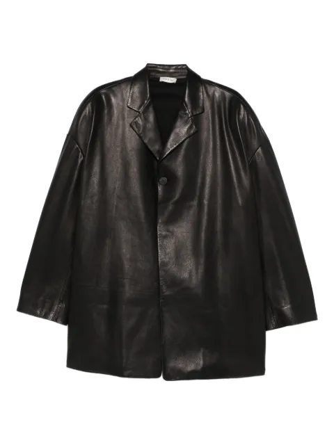 Fear Of God button-up leather coat Black FG25FW50510LTH001