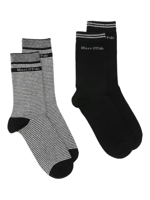 Marc O'Polo striped socks Black MPOB511HE10501900990