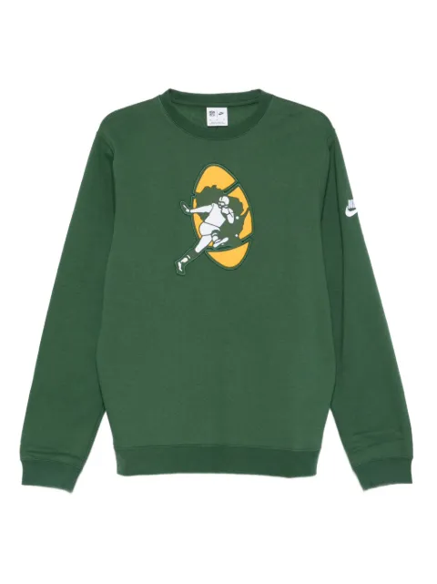 Nike Rewind Club sweatshirt Green NKPU03VT7TVLDC