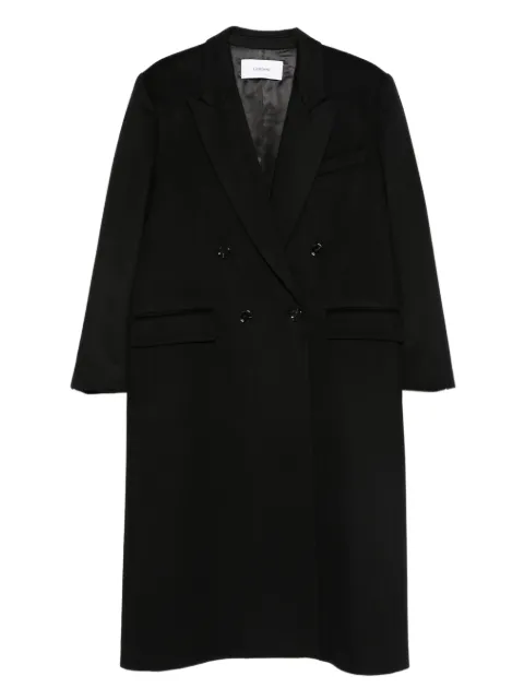Lardini Martin double-breasted coat Black A6MARTINCN65606999