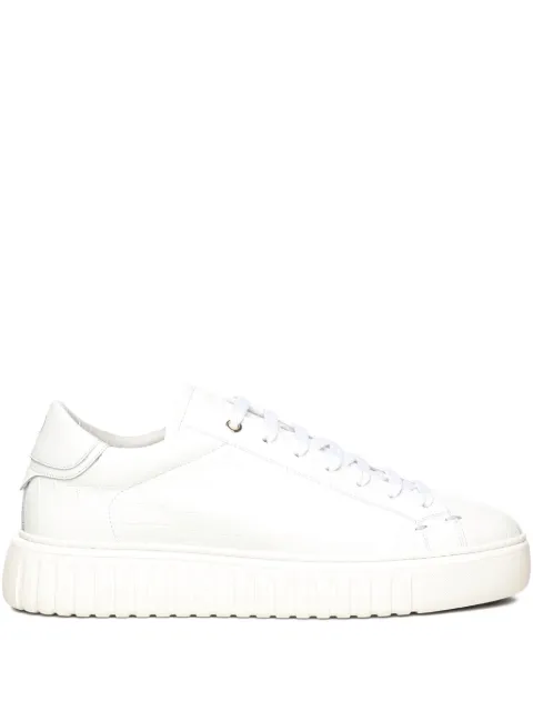 Giuliano Galiano Mars croc-effect leather sneakers White MARSCROCKWHITE