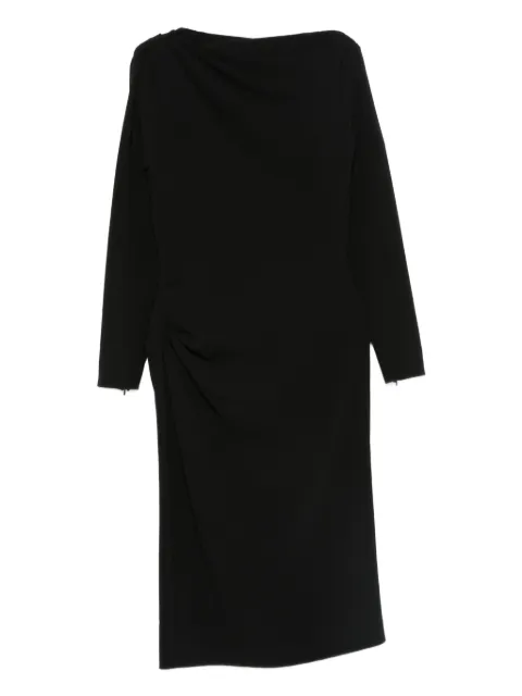 Max Mara draped dress Black 2521226014600