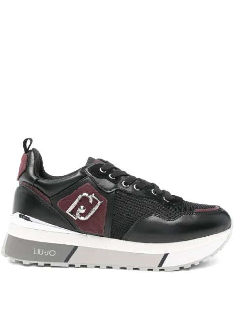 LIU JO logo-plaque sneakers Black BF5009PX685S3813