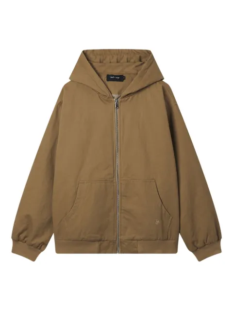tout a coup hooded jacket Brown M111AF5