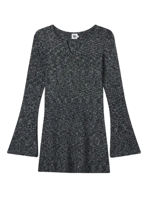 b+ab flared-sleeve mini dress Grey 5F325AS