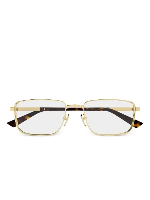 Gucci Eyewear rectangle-frame glasses Gold GG1964O002