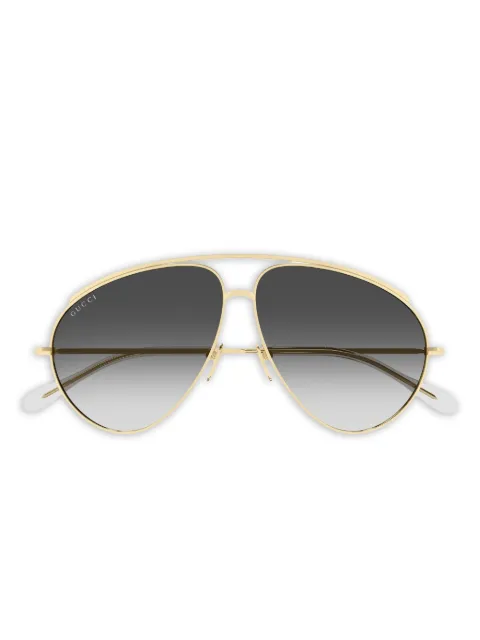Gucci Eyewear pilot-frame sunglasses Gold GG1654S012
