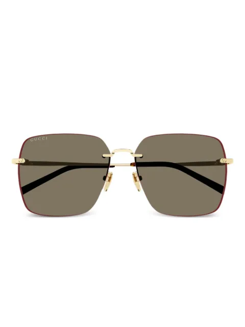 Gucci Eyewear GG1955SA square-frame sunglasses Red GG1955SA002