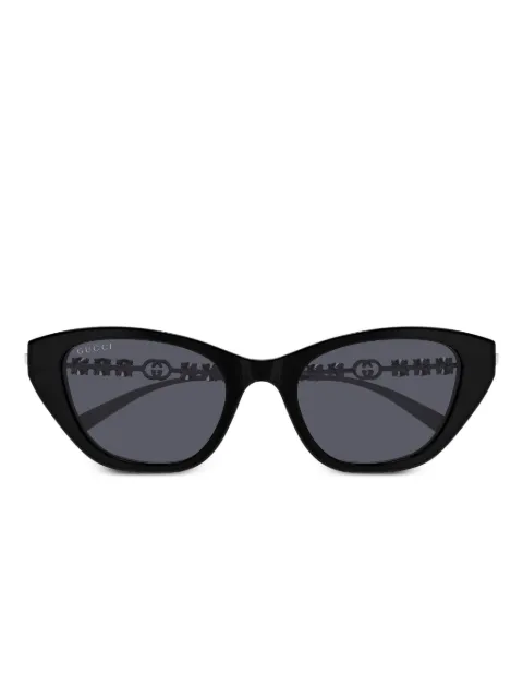 Gucci Eyewear GG1968S cat-eye logo sunglasses Black GG1968S002