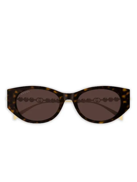 Gucci Eyewear GG1970SA pearl cat-eye sunglasses Brown GG1970SA