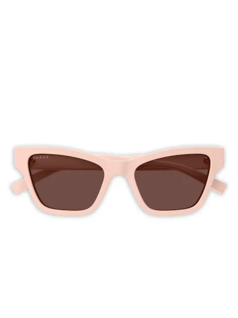 Gucci Eyewear geometric stripe sunglasses Neutrals GG1982S