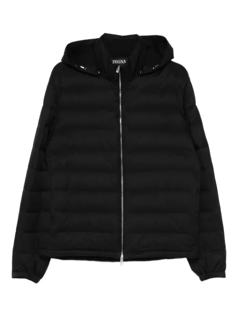 Zegna zip-fastening jacket Black UGTC5A2G211