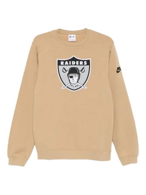Nike x NFL Las Vegas Raiders Swing Pass Rewind Club sweatshirt Neutrals NKPU0DD68DVLDC