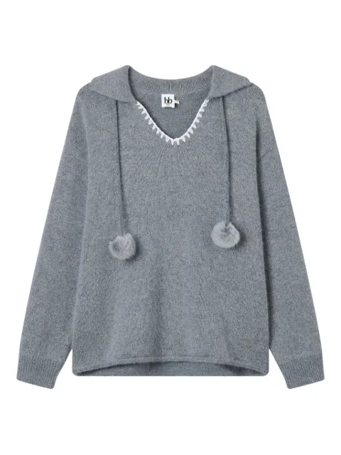 b+ab pompom sweater Grey 5F329AS