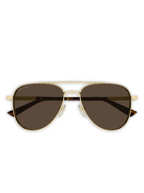 Gucci Eyewear GG1962S double-bridge sunglasses Gold GG1962S002